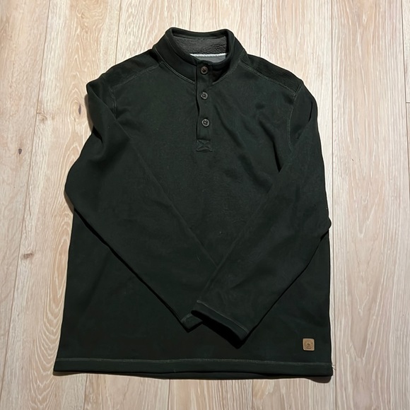 Mens Green Quarter Button Up - Picture 1 of 2